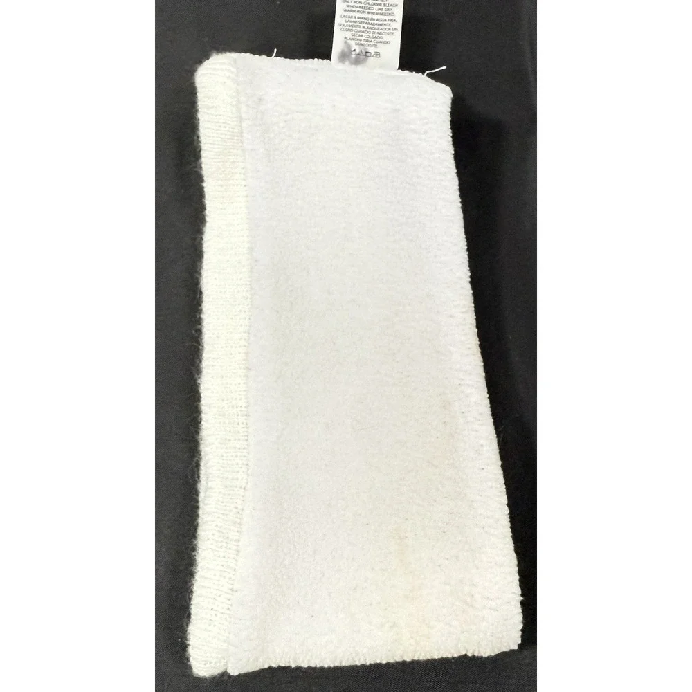 Time and Tru Headband and Glove Set Womens One Size Cream Touchscreen Knit